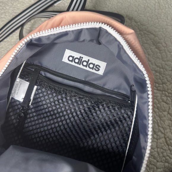 Adidas Light Pink Backpack with Black Accents - Picture 3 of 4